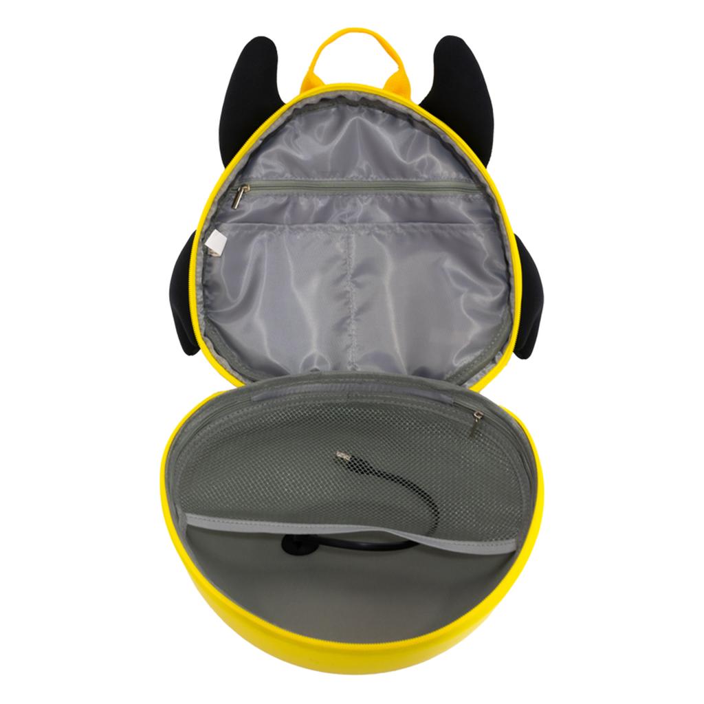 LED Backpack Eye Backpack DIY APP Control for Outdoor Riding Hiking Travel Cute Lightweight for Girls and Kids Yellow