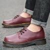 Mens Casual Shoes High Quality Cowhide Leather Shoes Classic Lace Up Oxfords Men Business Office Footwear Round Head Derby Shoes