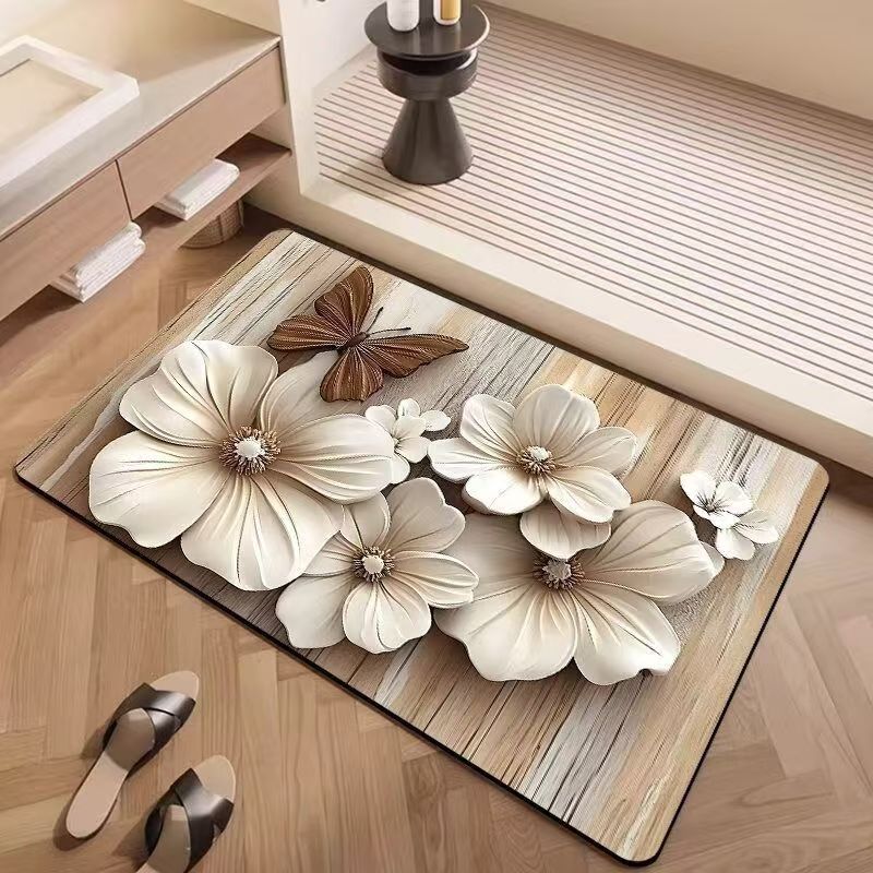 Badkamer absorberende diatomeeënaarde toilet deurmat toilet toilet vloermat toilet tapijt 40x60cm15.7x23.6in