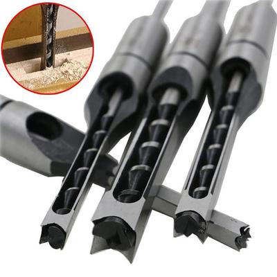 6,4/8/9,5/12,7 mm HSS vrták se čtvercovými otvory Auger Bit Ocel Dlabací vrtání Craving Dřevoobráběcí nástroje