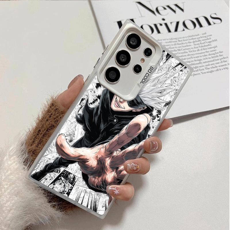 Anime Gojo Satoru JUJUSU Weiche Handyhülle für Samsung Galaxy S24 S25 FE S26 Edge S23 Ultra S22 Plus S21 + Stoßfeste Hülle Rückseite S