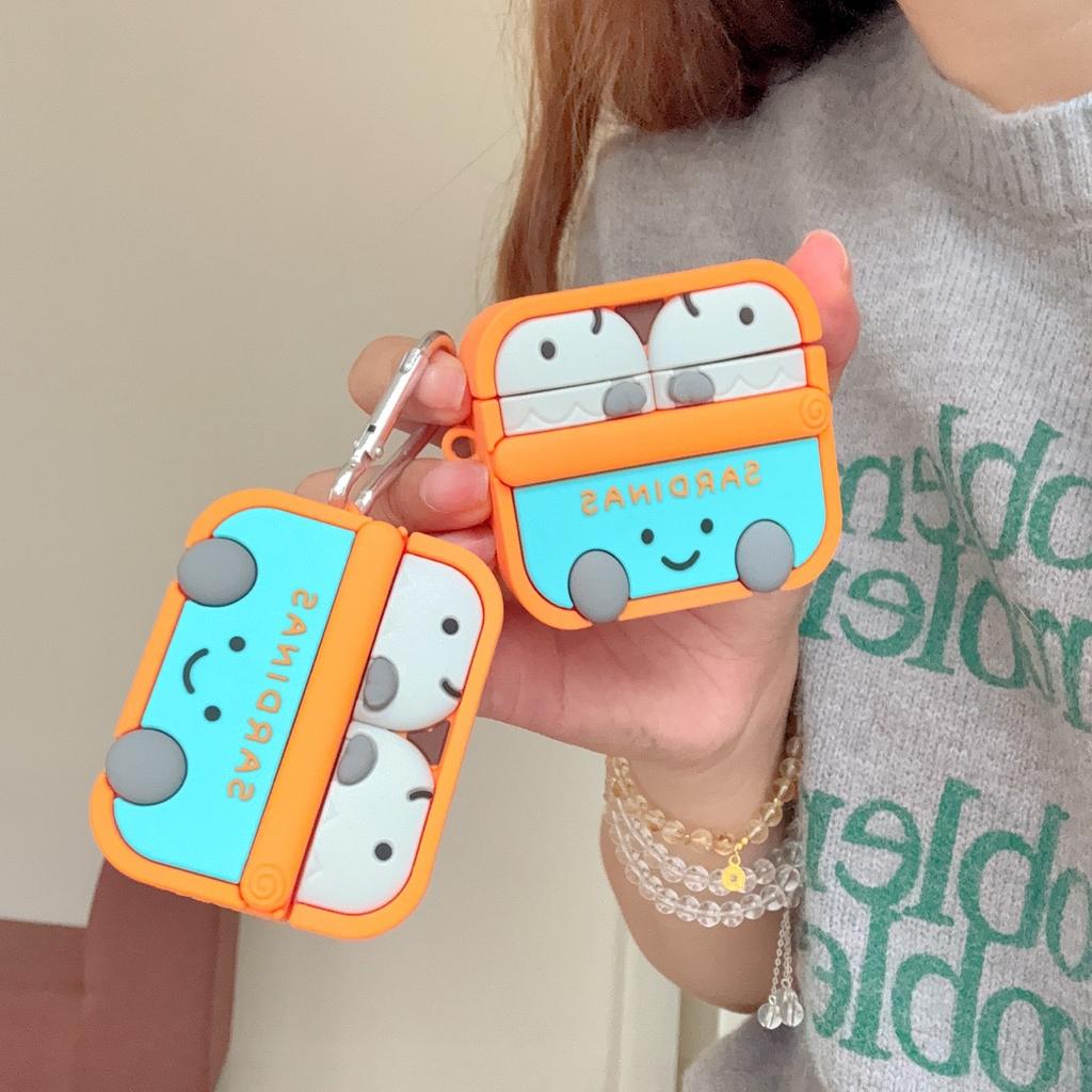Cute canned sardines AirPods pro apple bluetooth headset case 1/1/1 generation cartoon case