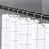 12 Pcs Glide Smoothly Oval Shower Hooks Rust Proof Shower Curtain Rod Hangers  Shower