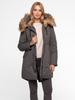 WOMEN' WINTER DOWN JACKET PARKA WITH RACCOON