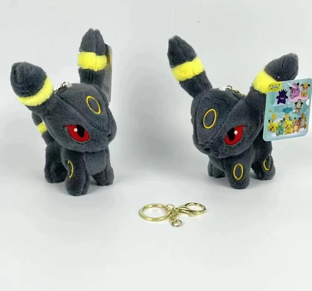 10pcs/lot Vaporeons Umbreons Eevees 12cm Plush Stuffed Toys Doll Toy Keychain Pendant for Gifts