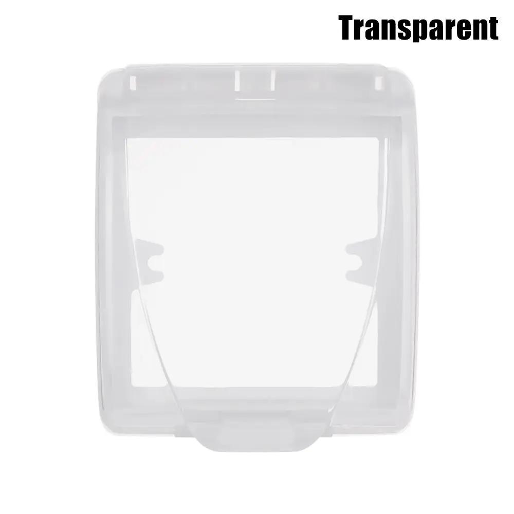 

86 Type Electric Plug Protector Bathroom Socket Waterproof Splash Box Child Safety Clear Power Outlet Box Bathroom Supplies
