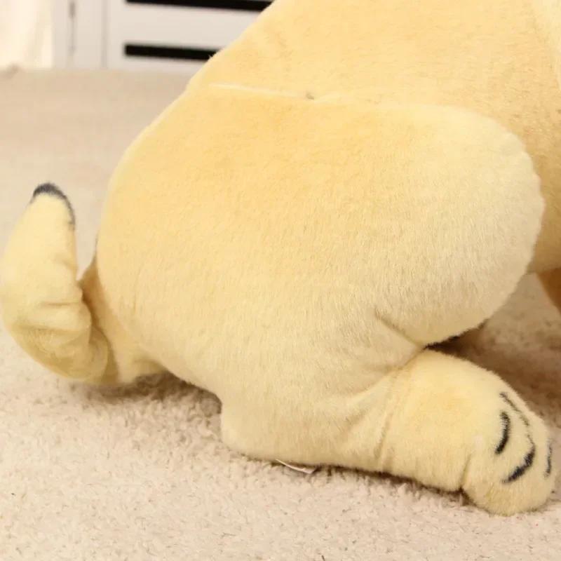 40cm Simulated Animals Lovely Lying Bulldog Shar Pei Dog Car Sofa Bed Throw Pillow Doll Lively Kids Decoration Plush Toys Gift
