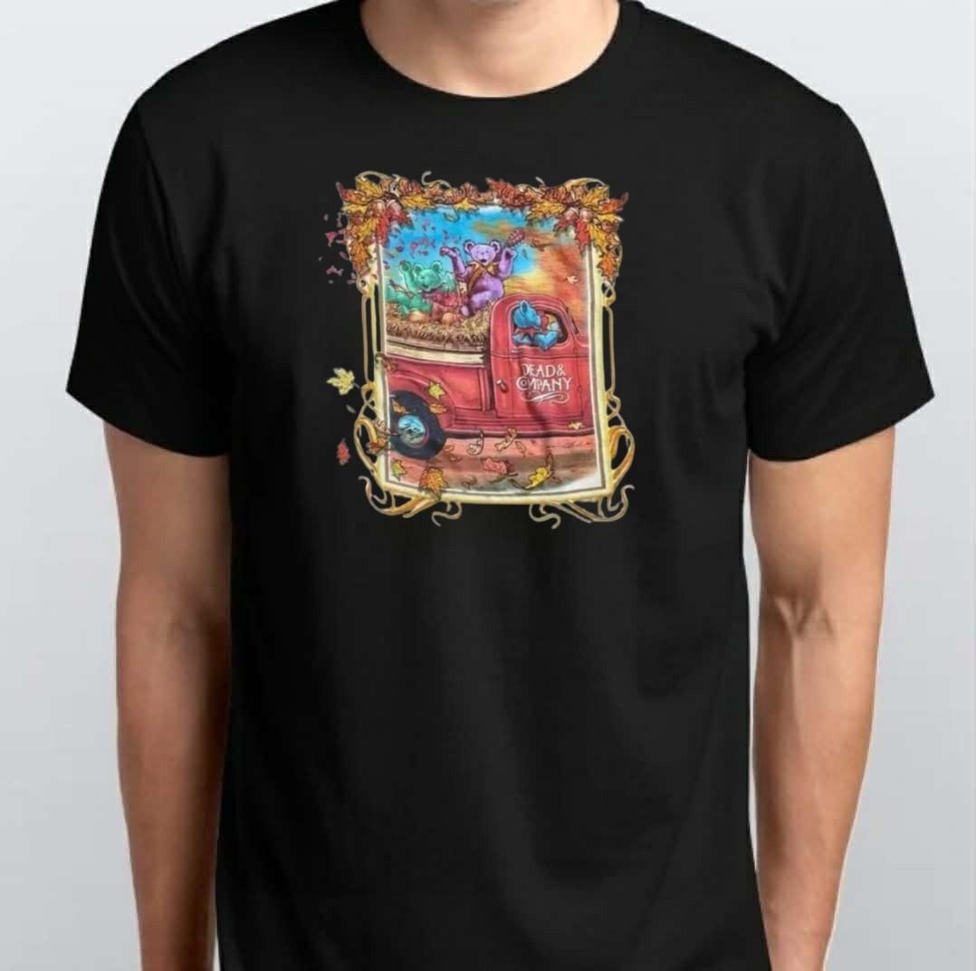 Dead & Company Bears in Truck 2017 Tour T-SHIRT S M L XL XXL 3 4 XL Black XL