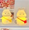 Night Warm Lamp Light Cartoon Backpack Rabbit Cute Portable Battery Powered