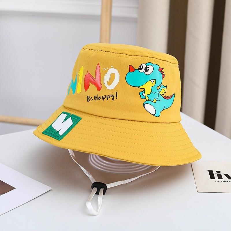Baby Dinosaur Sun Hat With Wide Brim Cotton Polyester For Spring Autumn Kids Sun Protection