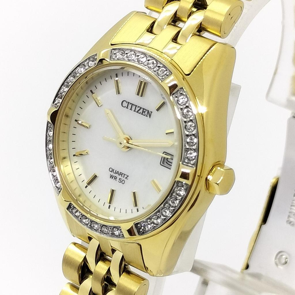 CITIZEN Dial Watch with Box EU6062-50D Mother-of-Pearl Women's