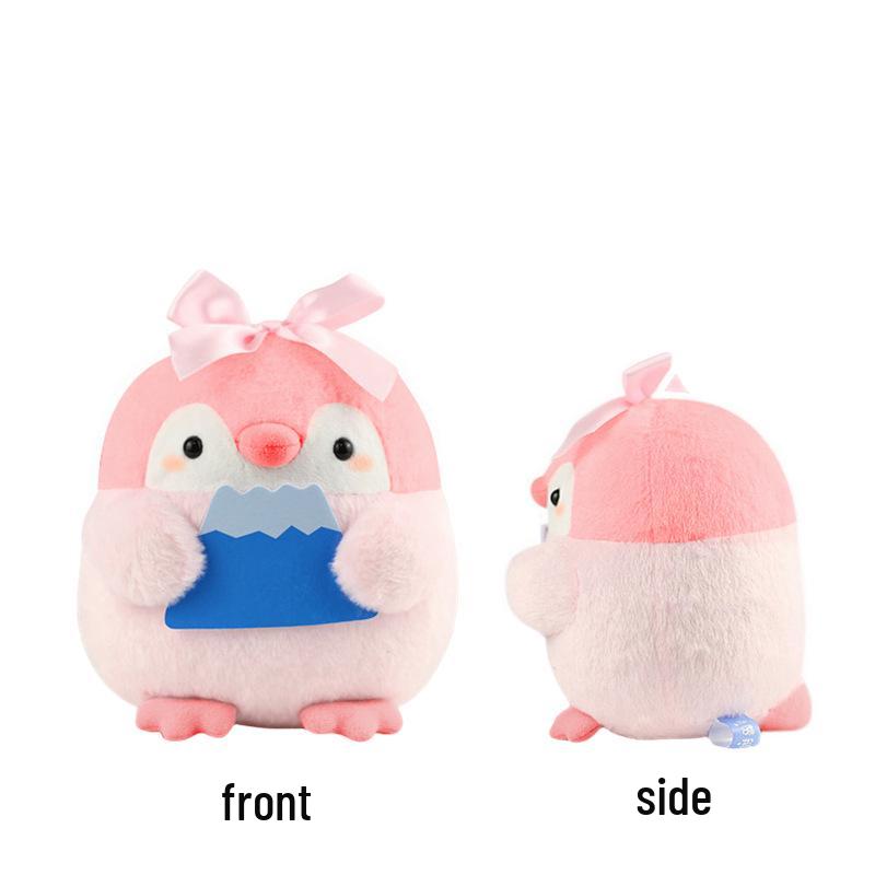 Genuine Plush Penguin Keychain - Japanese Style Cute Backpack Accessory & Positive Energy Bag Charm