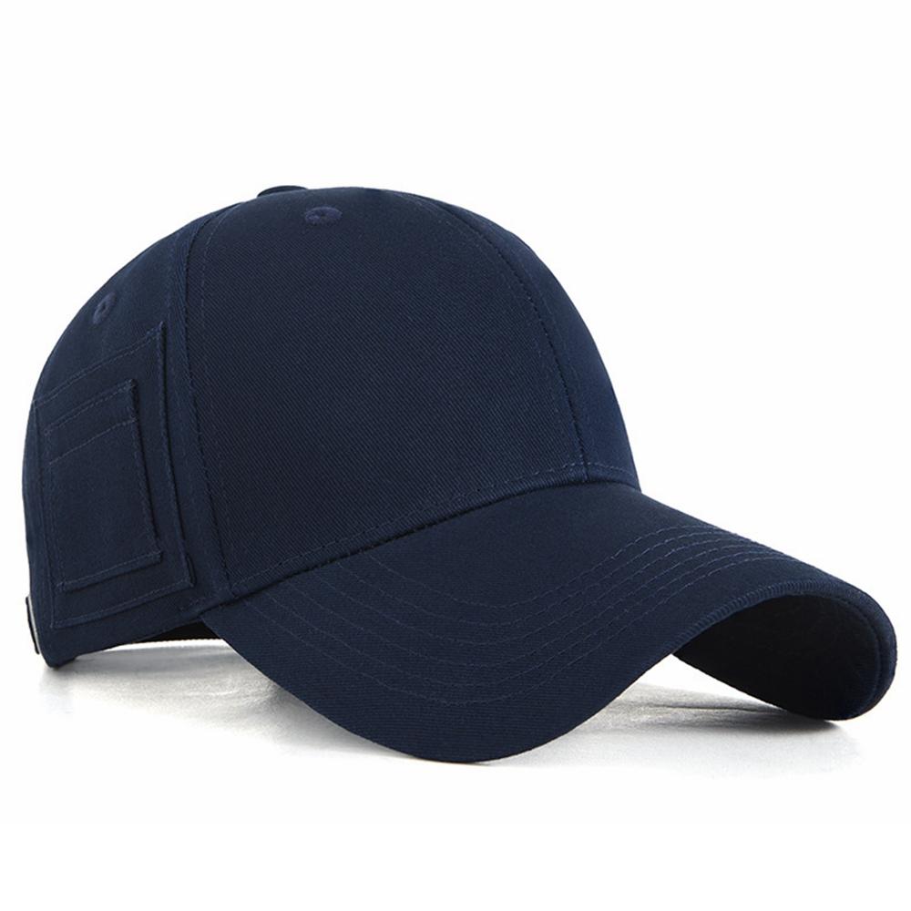 High Quality Baseball Cap with Sunglasses Holder and Pen Pocket Lady Fashion Sun Caps Big Head Men Sports Oversize Snapback Hat