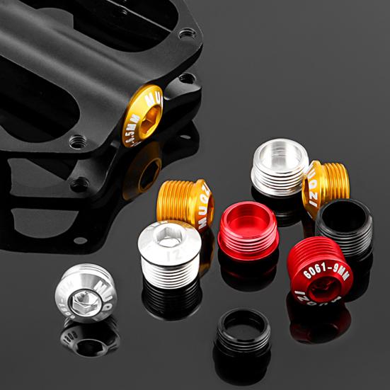 1 Pair MUQZI Bicycle Pedal Covers High Strength Dustproof Aluminum Alloy Bike Axle