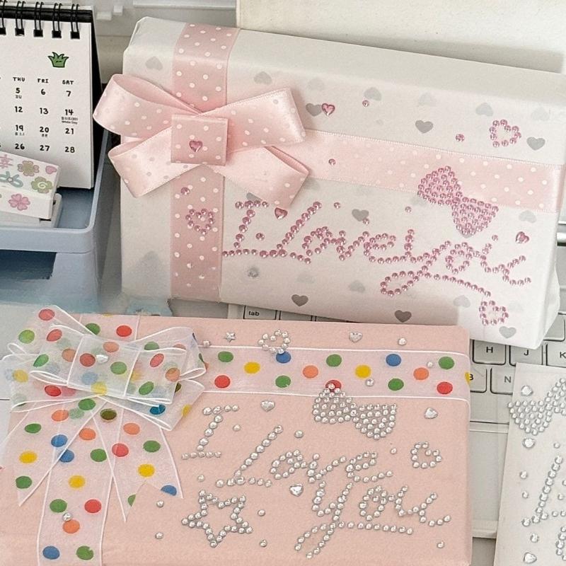 Happy Birthday I LOVE YOU Rhinestone Stickers Diamond Gems Decals for Gift DIY Decoration Sticker for Journal Scrapbook Wrapping