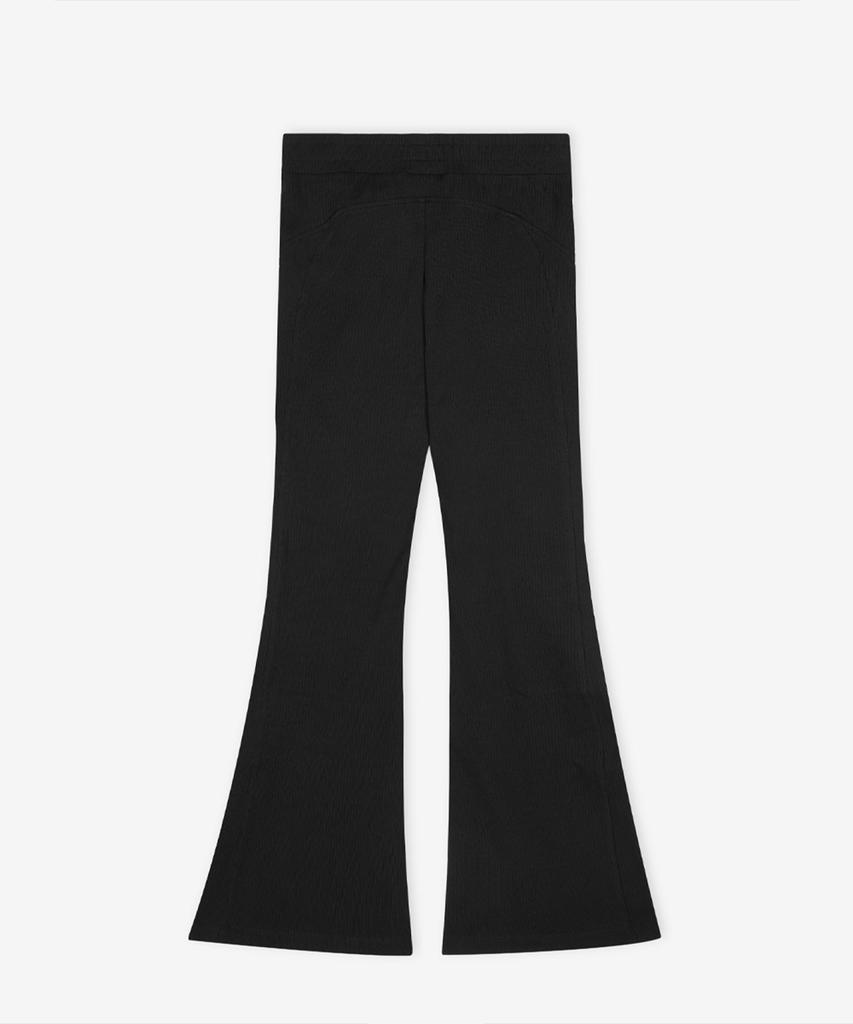 Nyuballanseu Nbmlg2W322 / Women Soft Fresh Ribbed Bootcut Pants (Black)