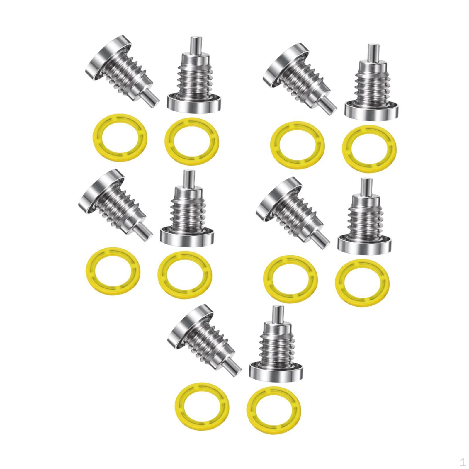 

5 Set Marine Magnetic Outdrive Gear Case Drain Plug Kit 8M0058389 Replacing
