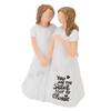 Friend Statue You Are The Sister I Got to Choose Ornament Friendship Figurine for Holiday Present an