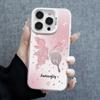 Apple 15 Pro Max Colorful Silver Phone Case (14/13/12), Creative Trendy Style, Cute Butterfly Rose Colorful Silver