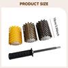 Brushes Ski Brush Set Rotating Kit Board Waxing Electric with Axle Shaft Handle