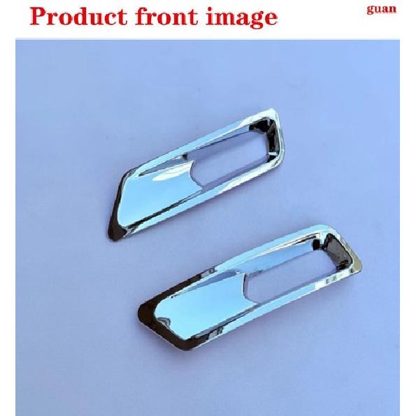 Car Rear Fog Lights Decorative Frame Silver For Pilot 2025-2026