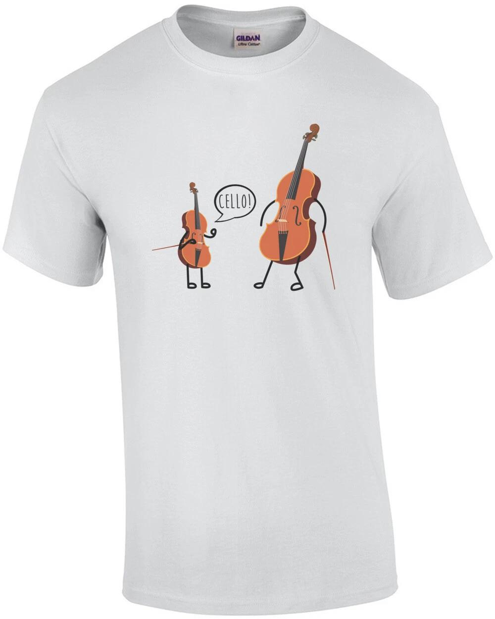 

Cello! Funny musician t-shirt M