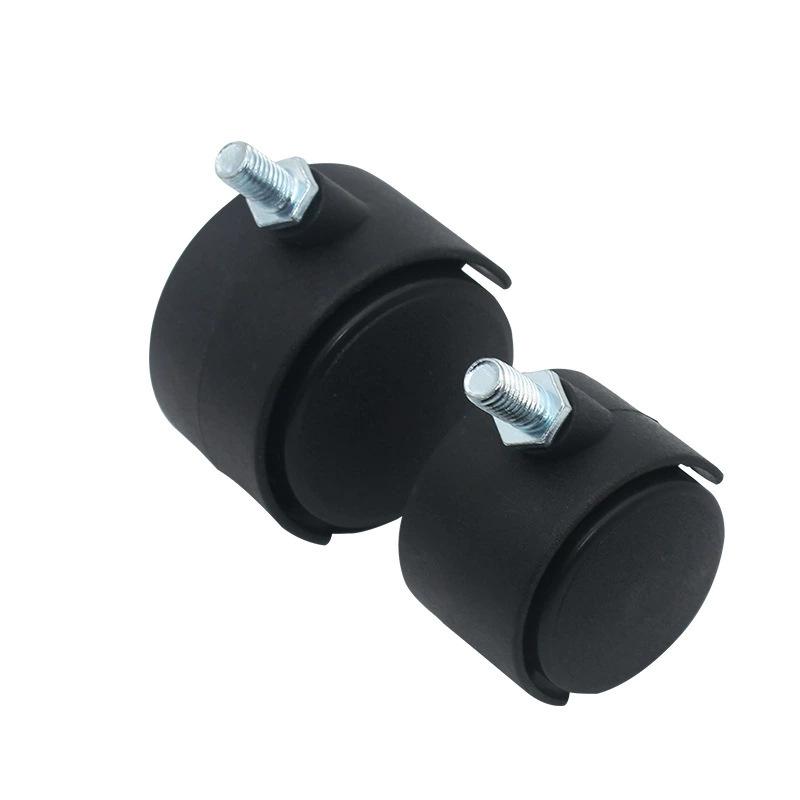 Threaded Stem Furniture Casters with Brake: 1, 1.5, 3 Inch Wheels for Coffee Tables, Sofas, Trolleys, and Bedside Cabinets.