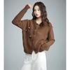 PRASE 3D Floral Knit Cardigan Sweater for Women