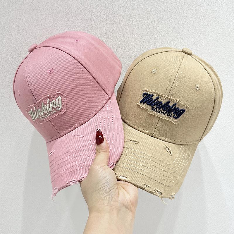 Cappellino da Baseball Leggero ad Asciugatura Rapida da Donna con Lettere Ricamate, Vestibilità Regolabile, Protezione Solare, Traspirante Impermeabile per Sport all'Aperto