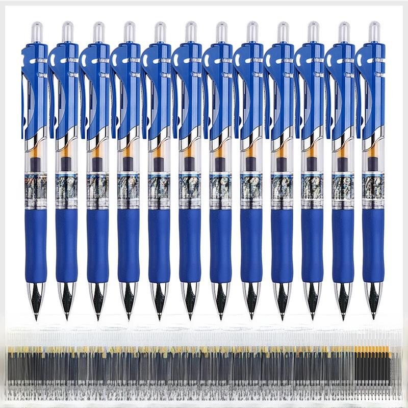 Morning Light K35 Black Inkball Ballpoint Pen Student Exam Signature Water-Based Neutral Pen Click Type Writing Instrument