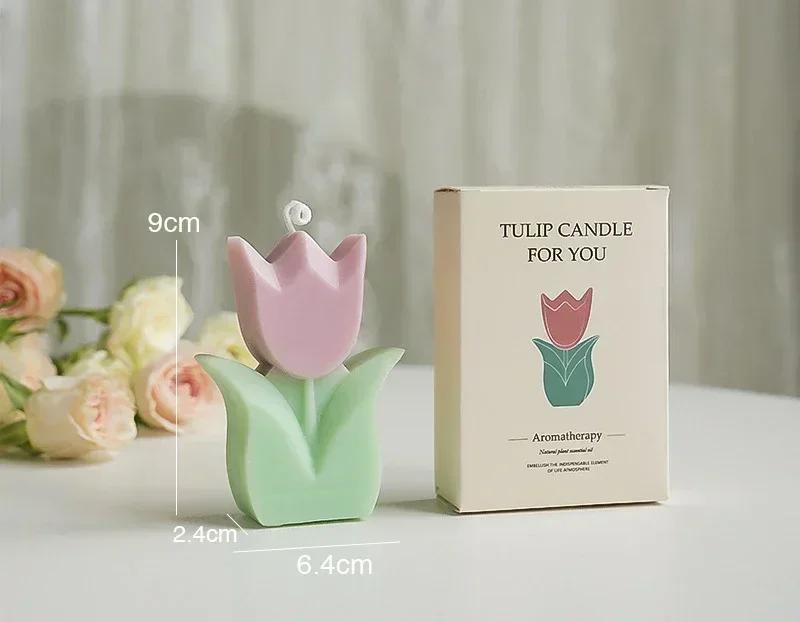 Elegant Tulip Scented Candles: Perfect Wedding Favors, Aromatic Room Decor, and Thoughtful Birthday Gifts for Her