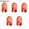 5 Stück Gitarre Ukulele Kunststoff Daumen Finger Nagel Fingerspitze Plektren Schutz Set