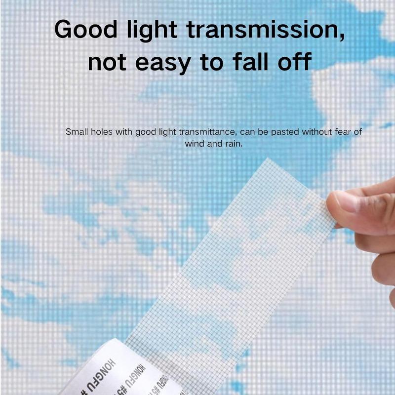 Window Screen Repair Tape Screen Door Repair Tape Self Adhesive Mesh Tape Anti Insect Mosquito Mesh Broken Holes Repairing