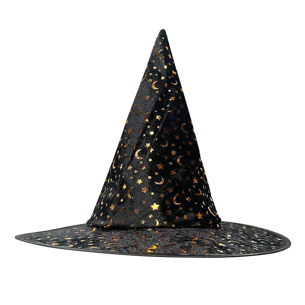 2pcs American Trends Halloween Witch Hat for Women Wizard Hat with mesh Cosplay Costume Accessory for Party