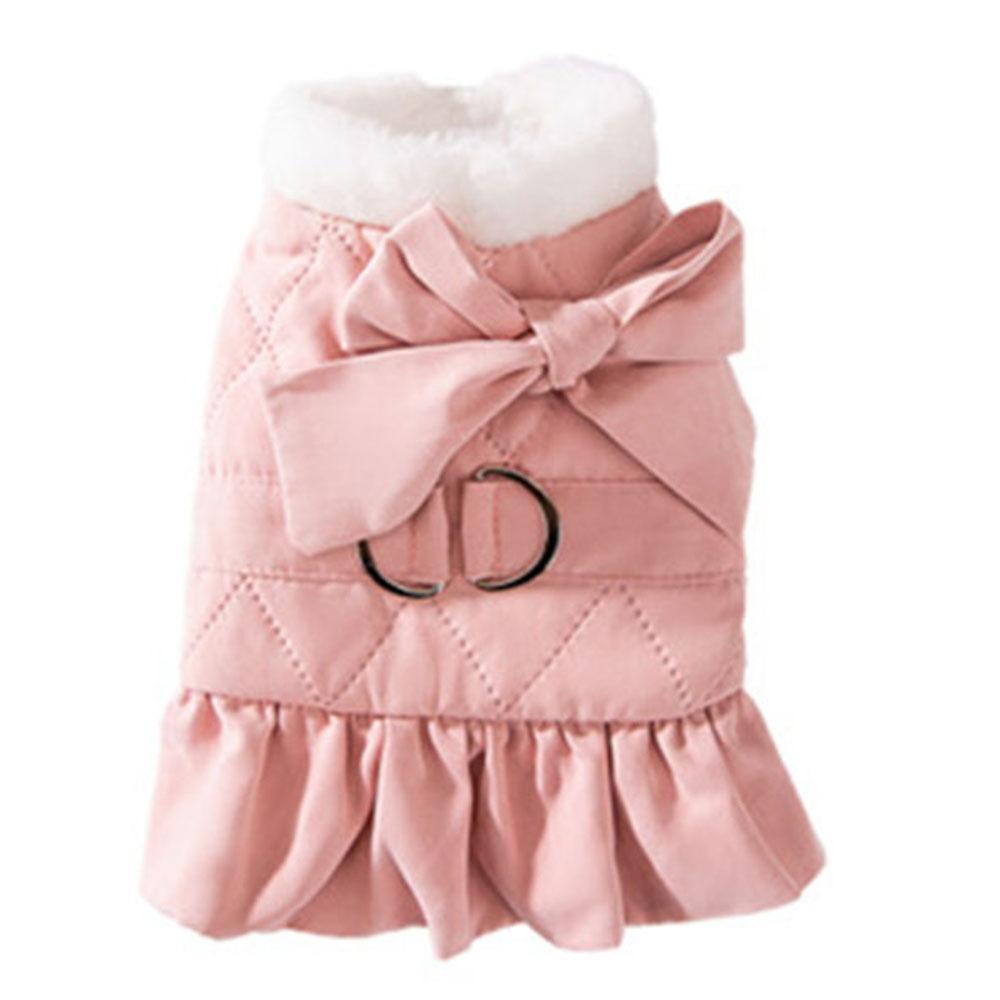 

Красивая юбка принцессы для питомца, утолщенная, милая одежда для щенка, косплей, милое ветреное платье, аксессуары для кошек XS розовый