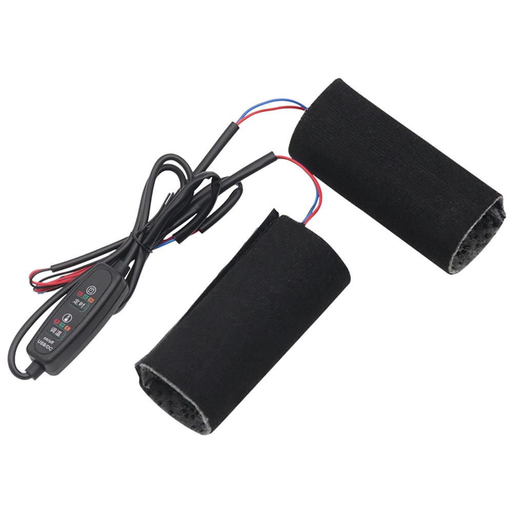Heating Hand Grip Cover 9-15V With Three-Gear Temperature Control And Timer Switch