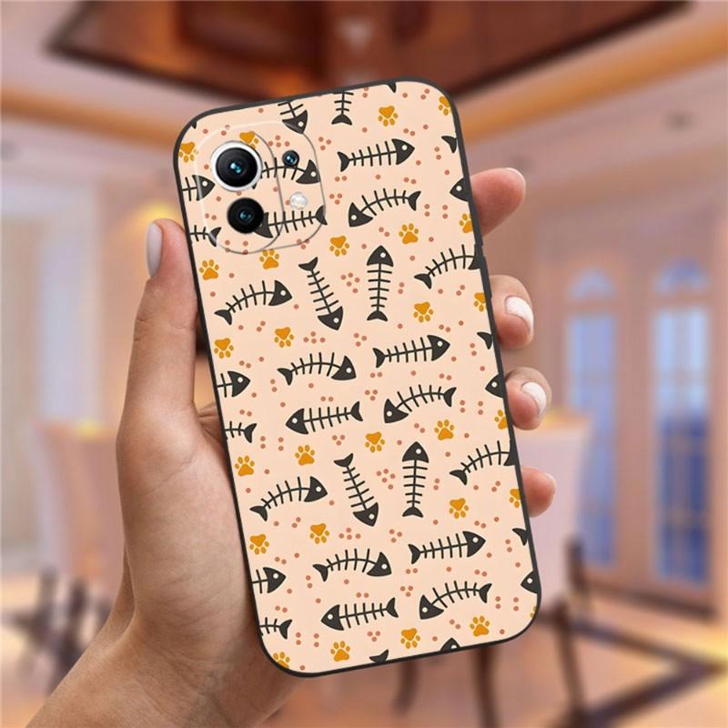 Cat Dog Fish Phone Case For Xiaomi Redmi 7A 8 8A 10 9T 9 9A 10A Pro Note 9S 11 10S 7 11S Plus Back Cover