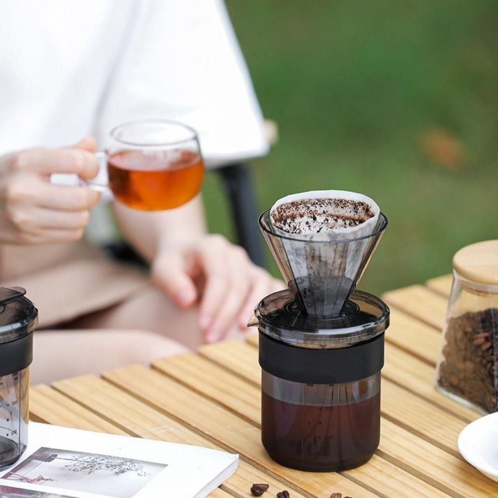 3in1 Dripper Coffee Maker Reusable Coffee Making Pot Coffeeware Hand Brew Coffee Pot Travel