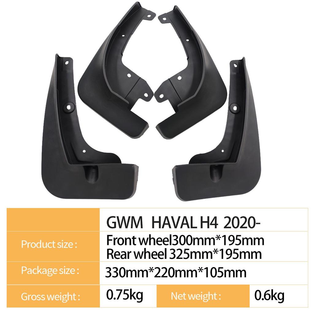 Compatible Mudguard for Great Wall Haval H4 2020 - Automotive Tire Protection