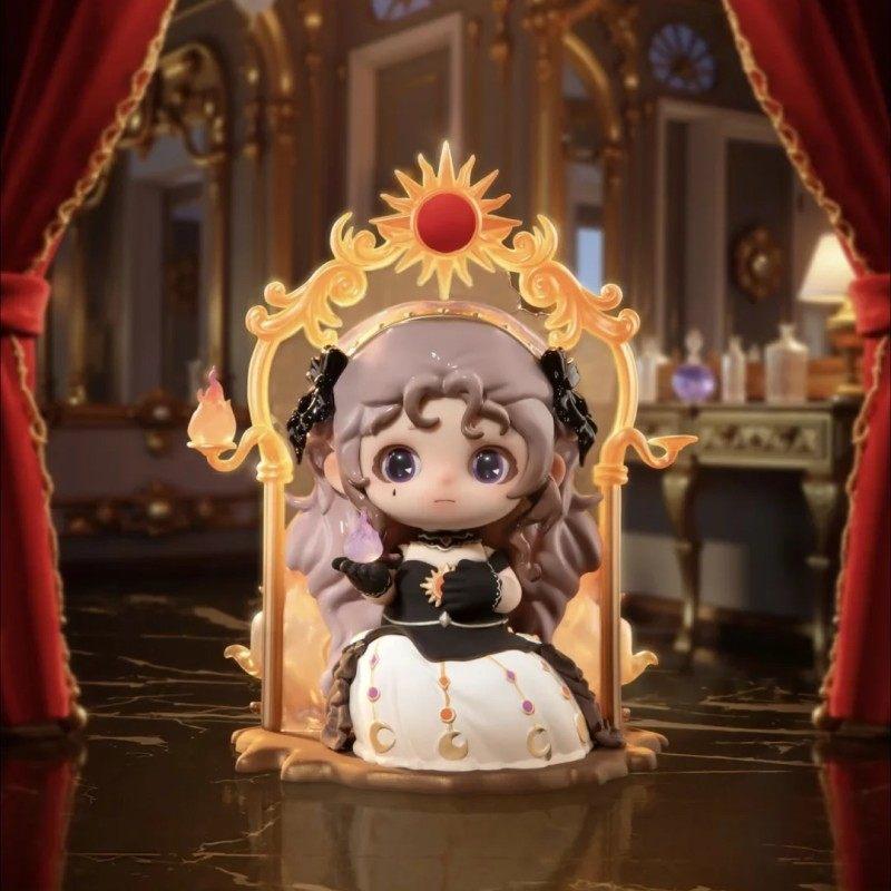 Authentic Black Play Buckwheat Glass Light Night Banquet Blind Box Cute Girl Ornament Trendy Play Doll Handmade Gift Peripheral