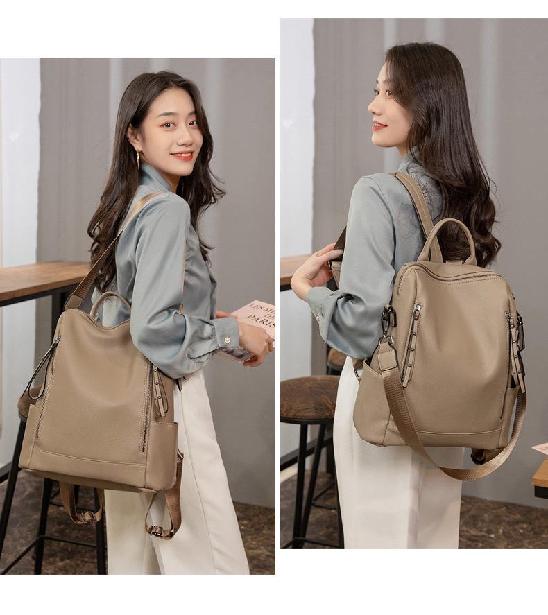2025 Retro Women's Large Capacity Korean Style Casual Travel Backpack