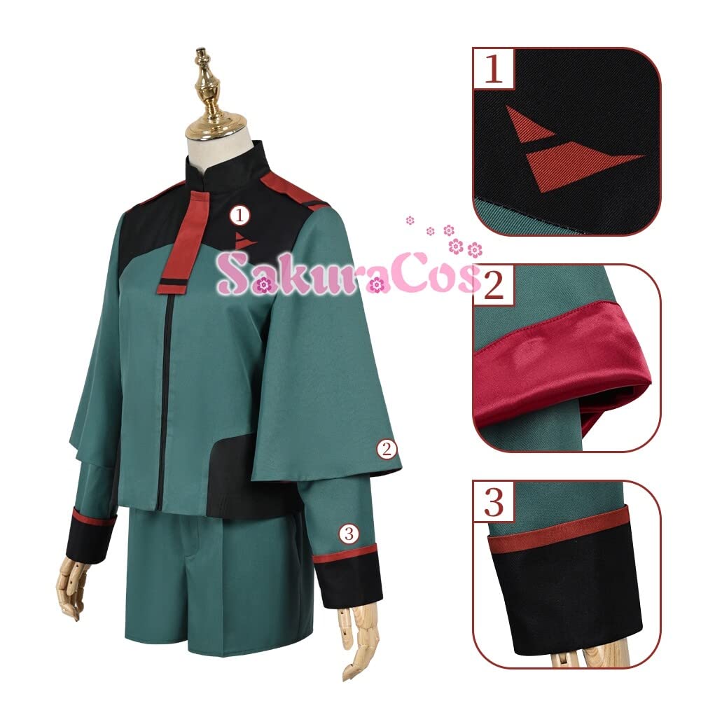 Mobile Suit The Mercury Witch Miorine Rembrandt Cosplay Event Gundam Costume, Halloween, Christmas, Adult, Uniform, Anime, Cosplay,