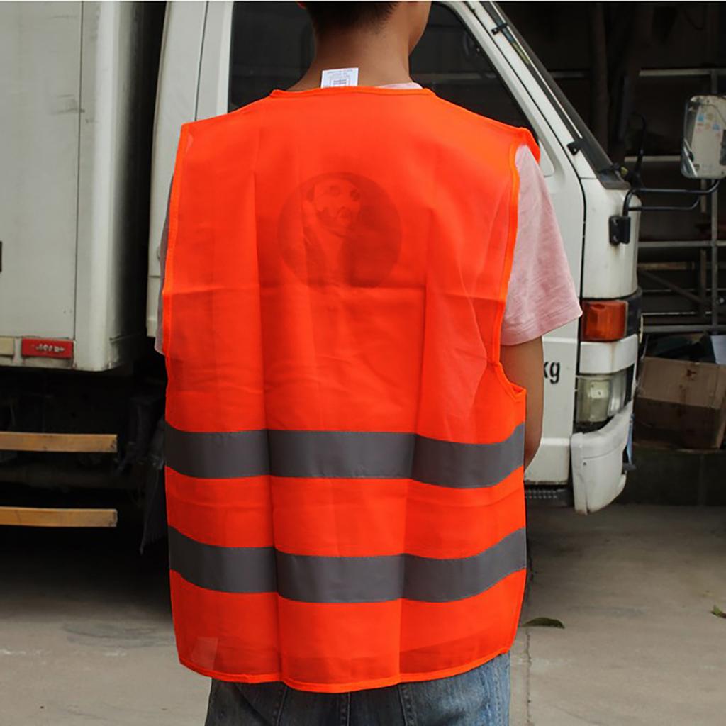 Road Riding Security Vest Highly Visibility Site Policing Safety Vest for Bicycle Riders Night Walking