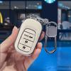 Tpu Car Key Case Cover Fob Bag For Honda    Accord Civic Hr-V Cr-V Pilot Sport Si Ex Ex-L Keychain Auto Accessories