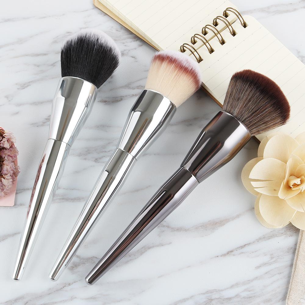 Single Large Loose Powder Brush Makeup Brush Single Pointed Handle Loose Powder Blush Brush Honey Brush Makeup Tool