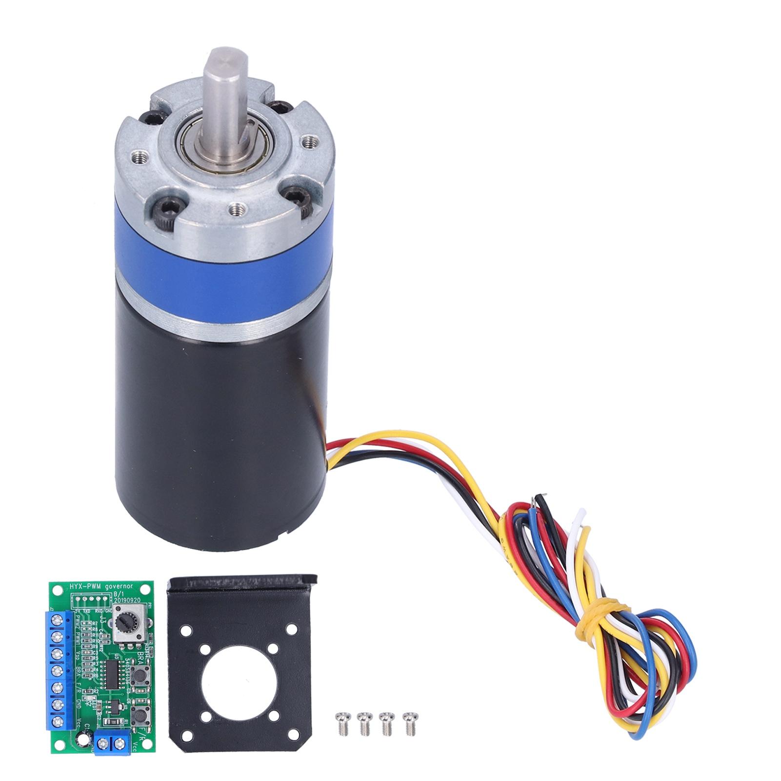 

Двигун-редуктор постійного струму 24 В, безщітковий, зі зниженням швидкості, двигуни з котушкою з чистої міді з контролером CM36‑365016RPM