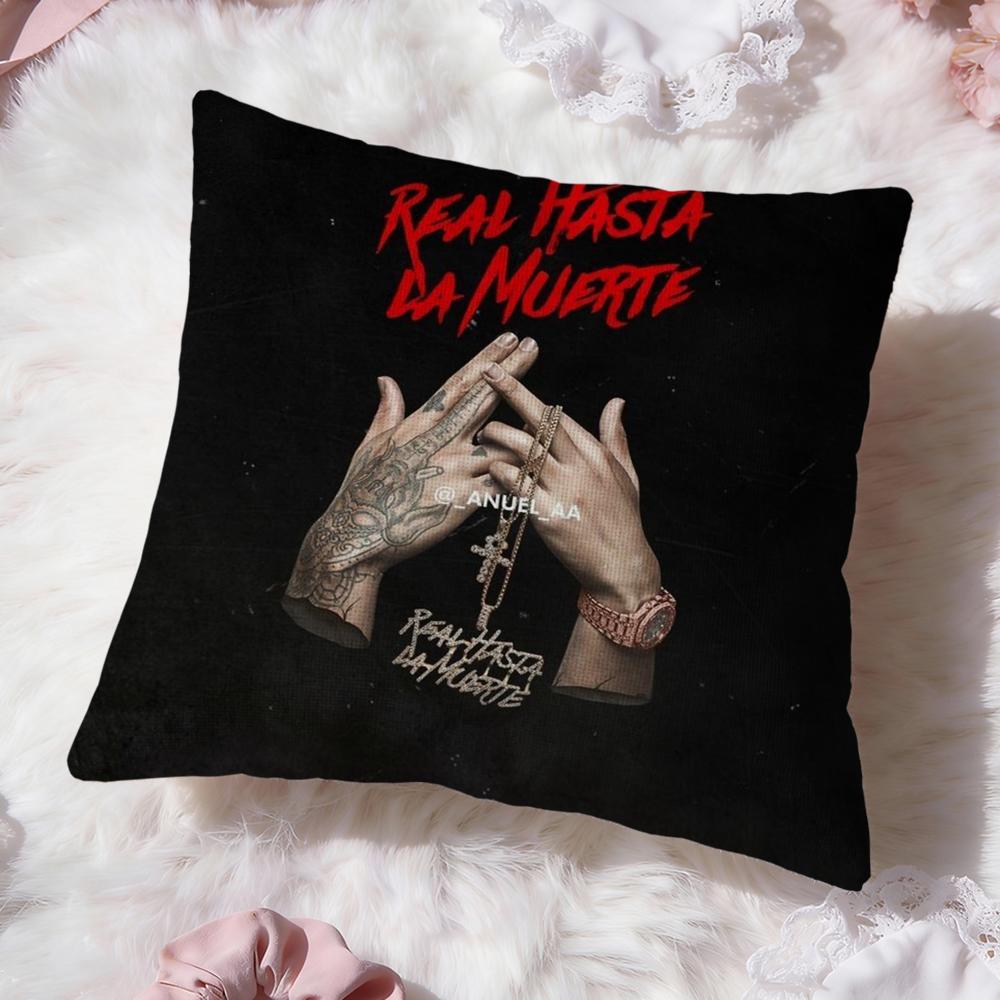 Music RReal Hasta La MuerteS Cushion Cover Premium Comfort Reversible Pillow Cove -Two In One Design for Any Room & Car Interior
