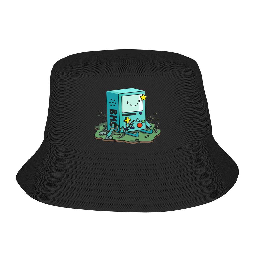 Trendy Adventures Time Jake the Dog Hearts Bucket Hats Teen UV Protection Hiking Fishing Caps Travel Headwear Panama Hat