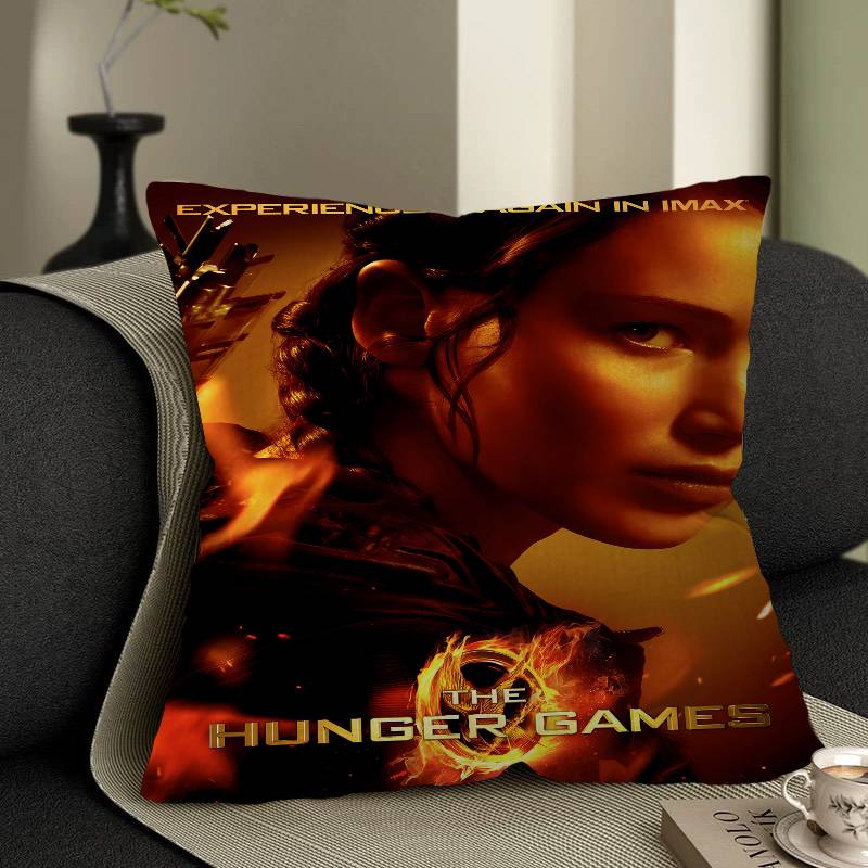 Classic Movie The Hunger Games Pillow Cushion Cover Pillowcase Living Room Sofa Home Decor Customized