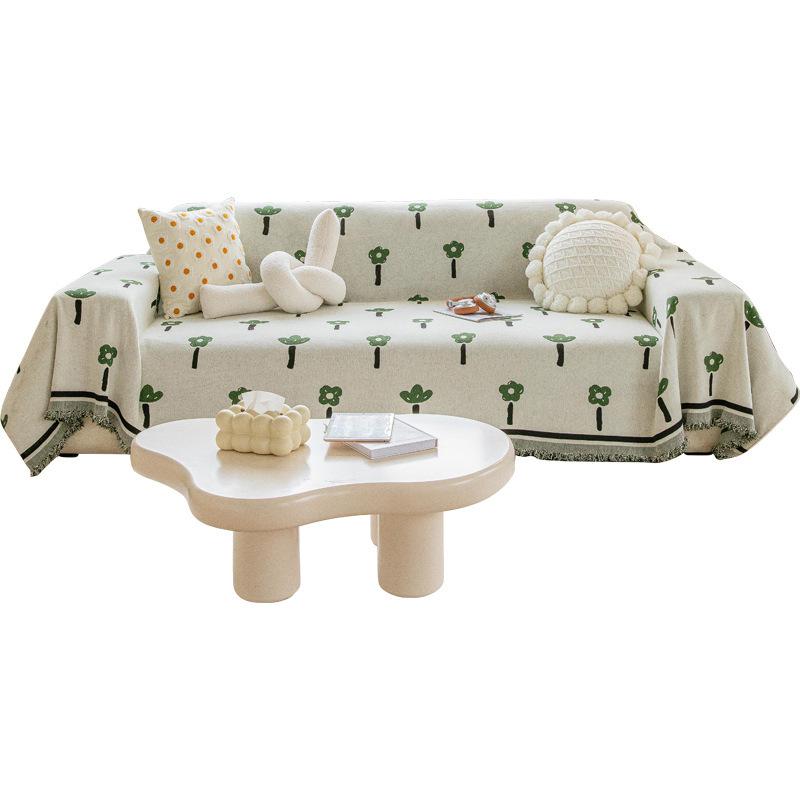 Fresh Ins Sofa Cover Cloth Full Covered Dustproof Anti-Scratching Sofa Cover Slipcover Sofa Cover